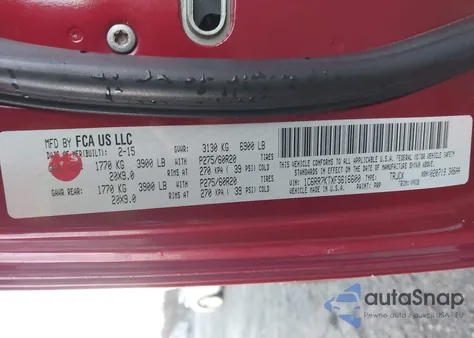 2015 Ram 1500 Express from USA, damaged, VIN 1C6RR7KTXFS616600